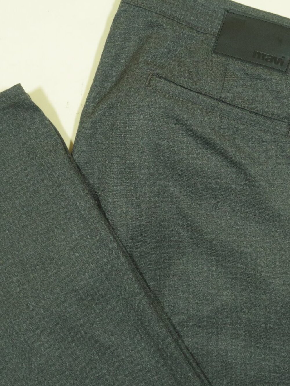 Mavi Johnny Slim Straight Chino Pants Mens 36 Gray Subtle Check Corpcore